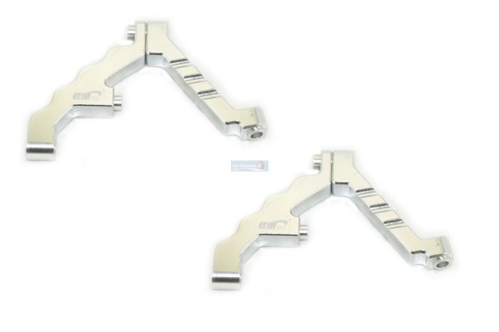KM Aluminum Front Shock Support Towers -  Silver