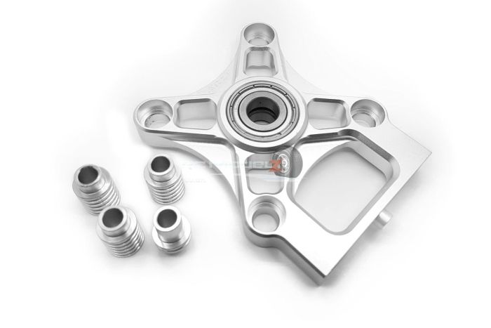 Atop RC Alloy DBXL Clutch Bell Carrier - Silver