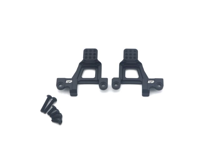 Atop RC Traxxas TRX-4 Alloy Rear Shock Towers - Black