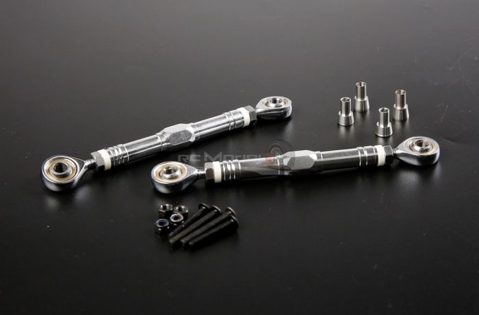Rovan Baja CNC Alloy Steering Turnbuckle Kit Silver