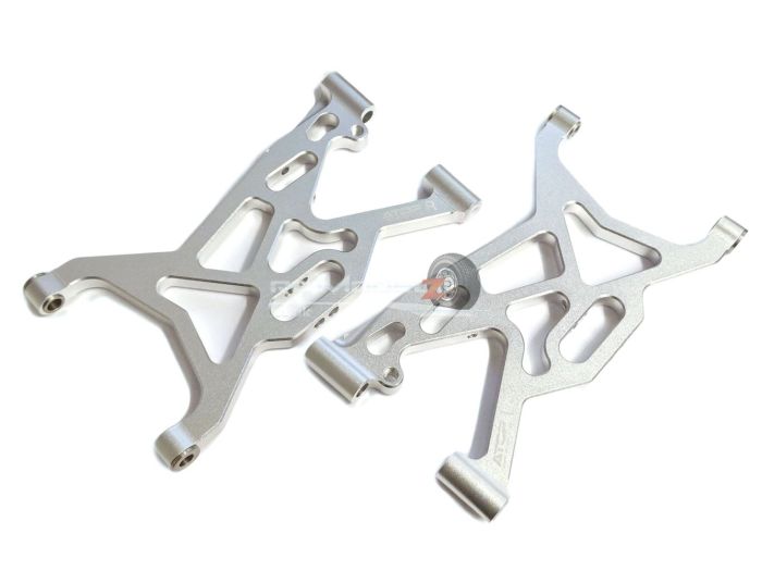 Atop RC Alloy Front Suspension Arms - Silver
