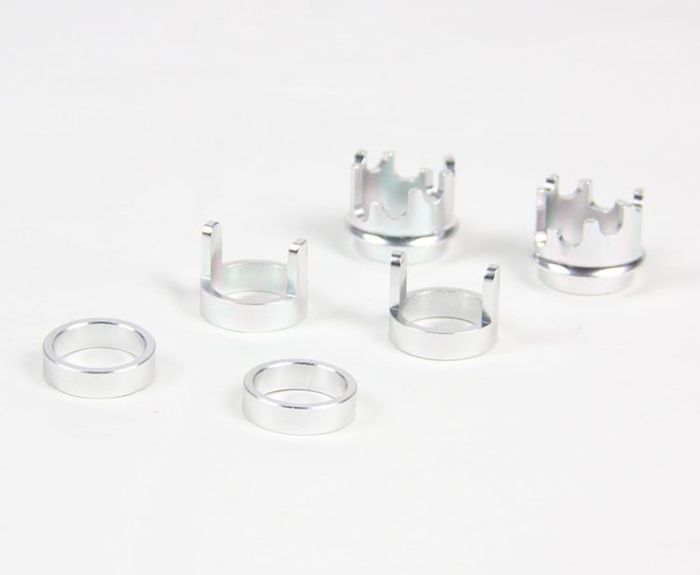 CNC Shock Adjuster Kit Silver
