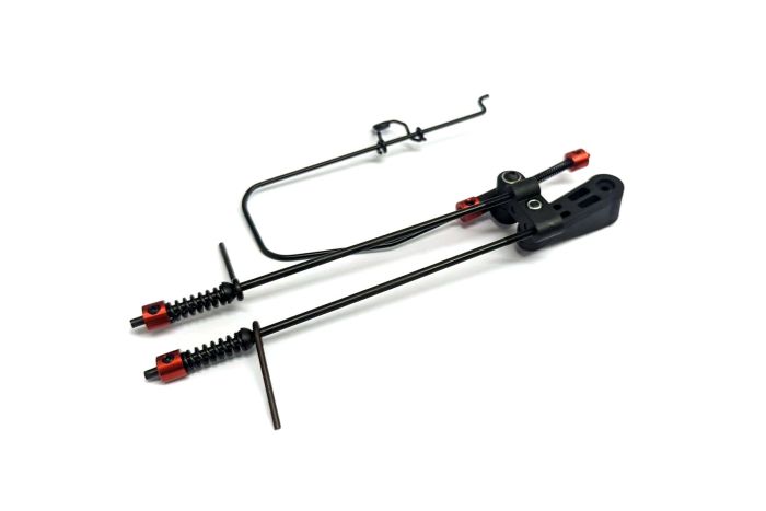 30 DNB Throttle & brake linkage Red