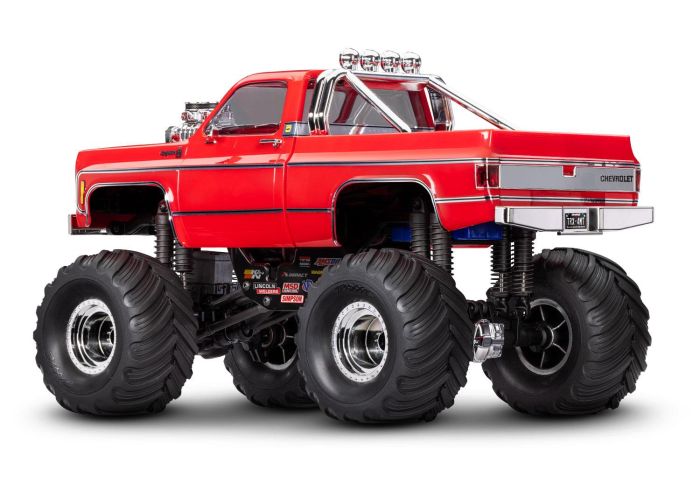Traxxas TRX-4MT Chevrolet K10 1:18 4WD Electric Monster Truck - Red