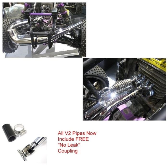 DDM Dominator V2 Pipe w/FREE X-Port for HPI Baja 5B/5T/5SC