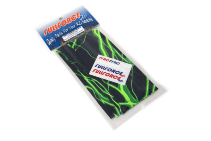 FullForce RC Ligntning Green Shock Boots (4) – Fits Losi 5IVE‑TE 3.0