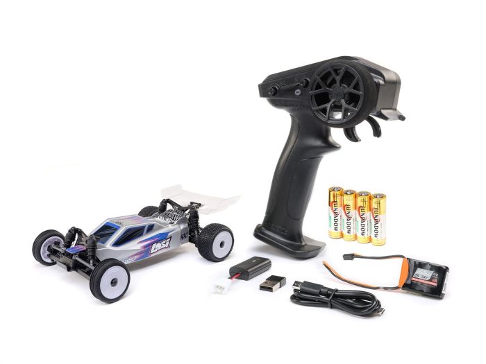 Losi 1/24 Micro-B 2WD Buggy RTR Silver