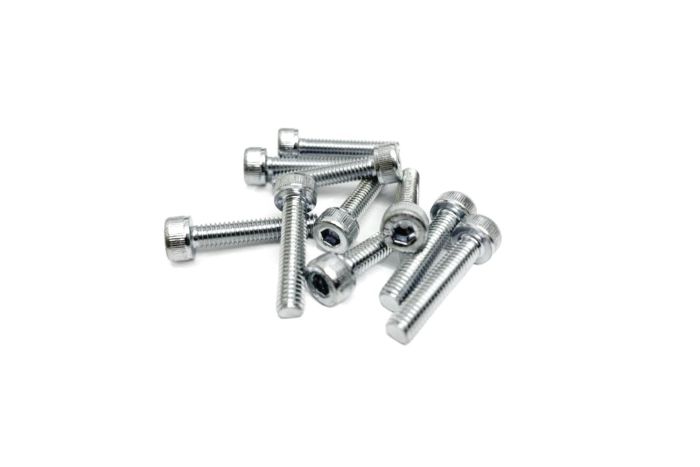 M4X20 Cap Head Screws Zinc x 10
