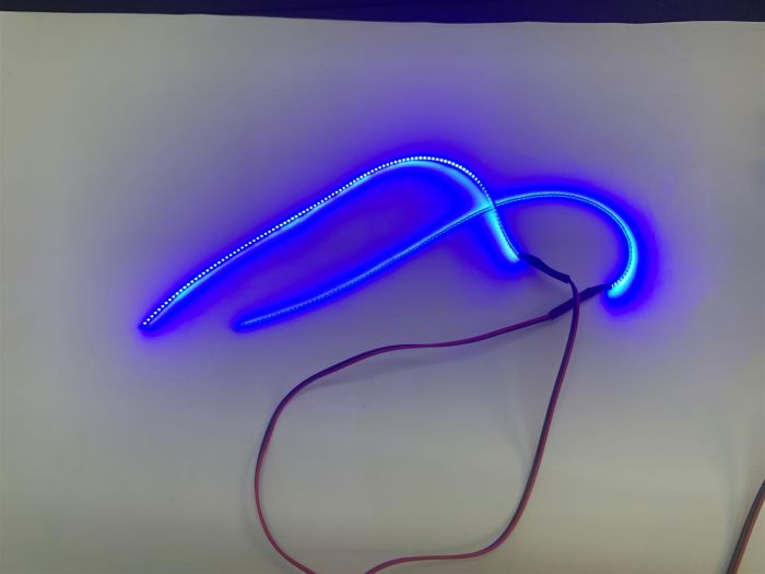 RC Decoration LED Light (light length 18cm) 1pc - Blue