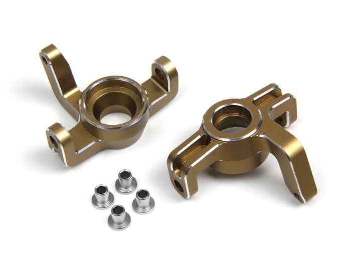 Maverick Aluminum Steering Spindle Set (Gold/Left/Right)