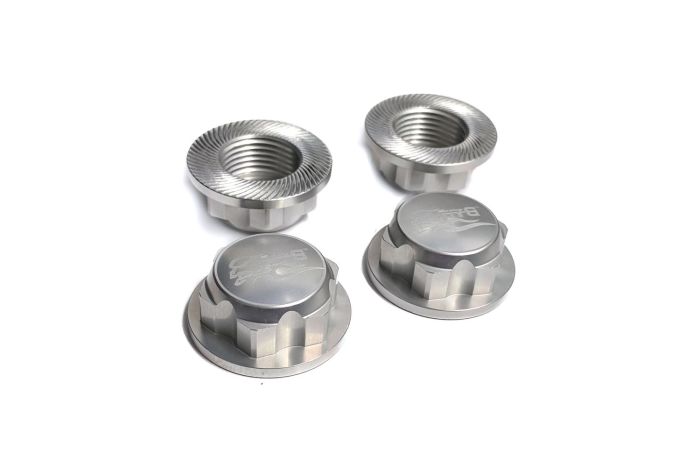 GTB Alloy Enclosed Wheel Nuts Silver