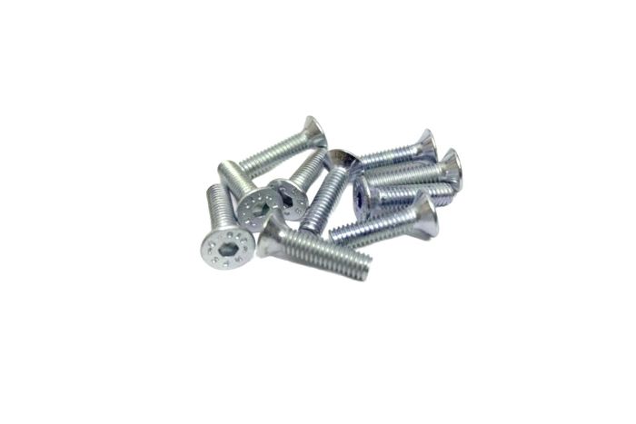 M4X16 Flat Head Screws x 10 - Zinc