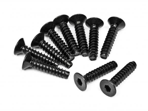 HPI Tp. Flat Head Screw M4x18mm (hex Socket/10pcs)