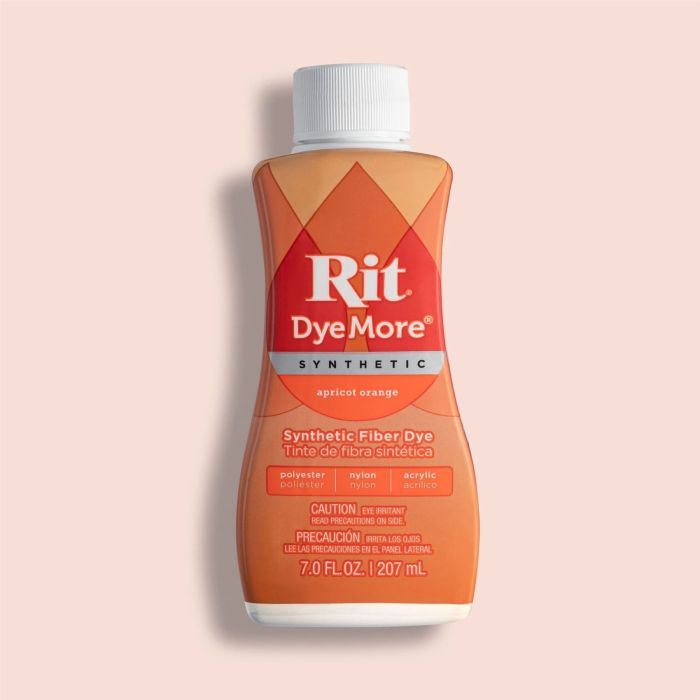Rit DyeMore Liquid Apricot Orange Synthetic Fiber Dye