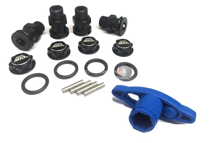 MadMax Superhog Extended Hubs Black