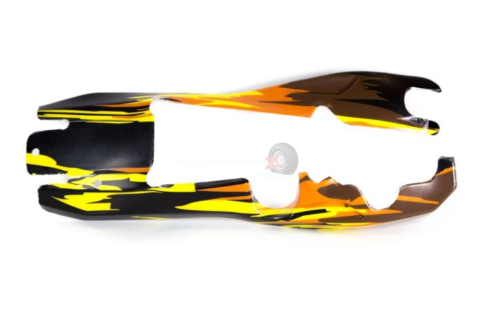 Rovan Baja Bodyshell - Black/Orange/Brown