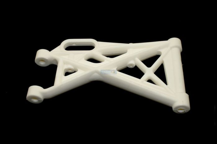 Baja Buggy 'Classic' Plastic Rear Lower Suspension Arm - White (1pc)