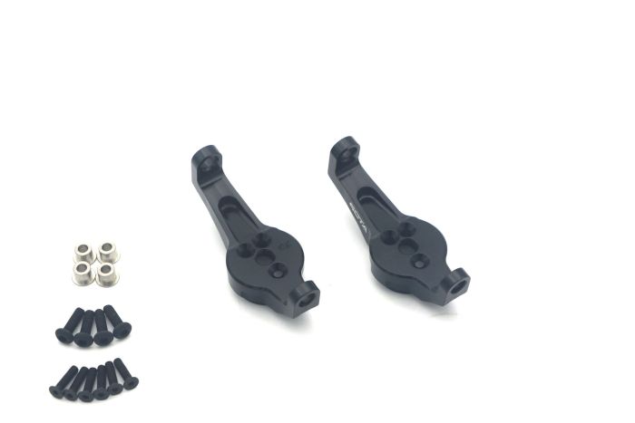Atop Rc Traxxas TRX-4 Alloy Portal Drive Caster Blocks - Black