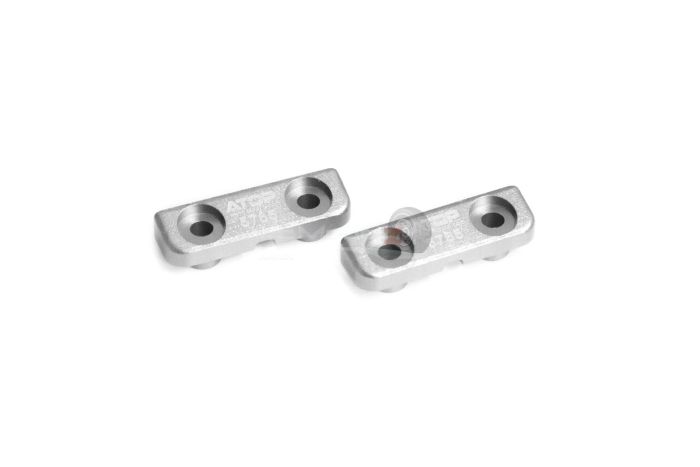 ATOP Alloy Servo Clamps - Hitec-5765 - Silver