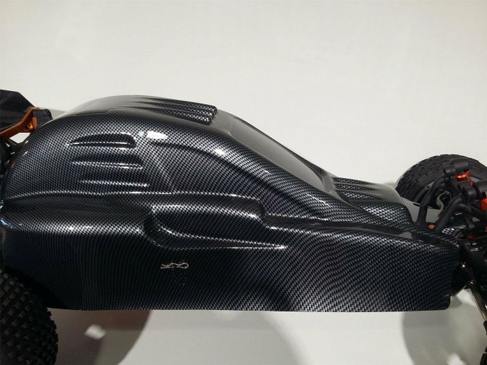 Tango Full Cover Bodyshell Carbon Print