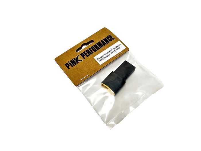Pink Performance Adapter from XT90 (Male) to TRX (Female)
