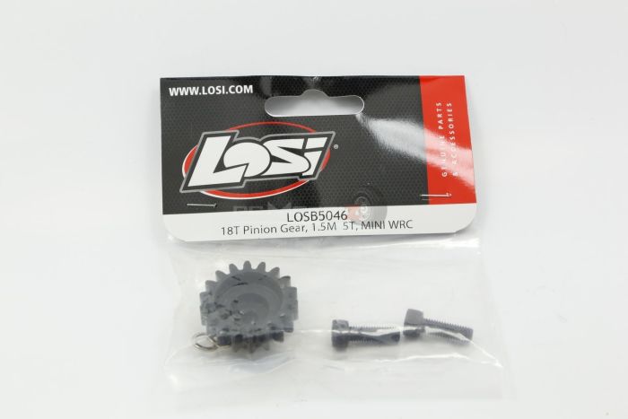 18T Pinion Gear, 1.5M & Hardware: 5IVE-T,MINI WRC
