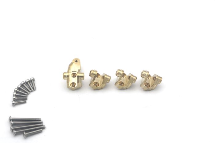 Atop RC Traxxas TRX-4 Brass Axle Mount Set (Complete)