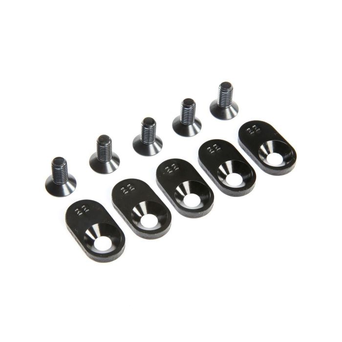Losi Engine Mount Inserts & Screws, 18T: 5ive-T 2.0