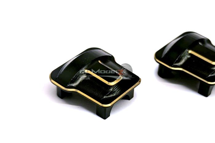 HDT Brass Portal Axle Differential Covers for TRX4M 2-Pack