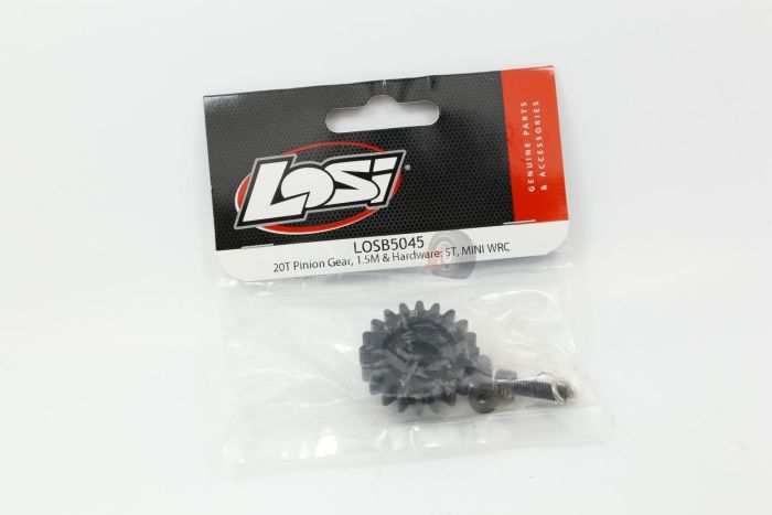 20T Pinion Gear, 1.5M & Hardware: 5IVE-T,MINI WRC