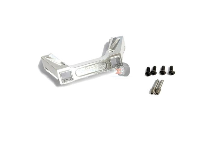 Atop RC Traxxas TRX4 Alloy Rear Bumper Mount - Silver