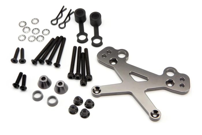 HPI HD Front Aluminium Shock Mount (7075/Gunmetal)