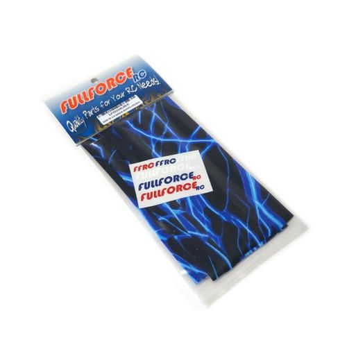 FullForce RC Ligntning Blue Shock Boots (4) – Fits Losi 5IVE‑TE 3.0