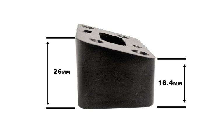 Team RCMZ Angled Isolator Block for 32cc/36cc