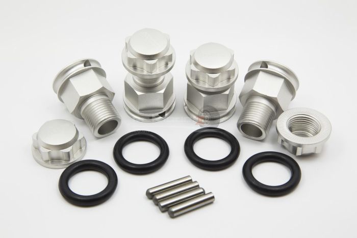 ATOP Rc Alloy Axle Extender Silver