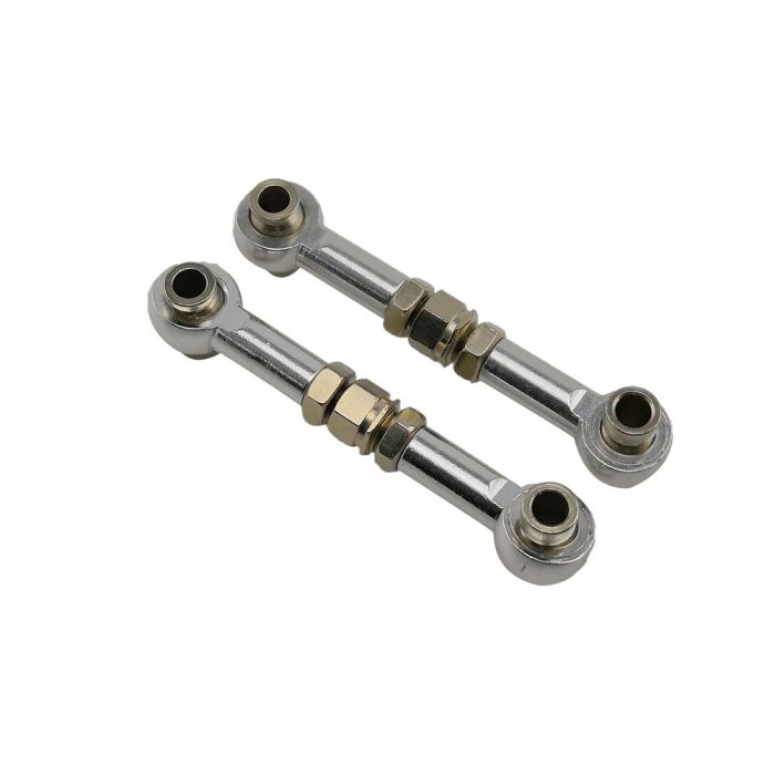 M3 Turnbuckle Set 2pcs (46x4.6mm) Silver for 1/10 RC