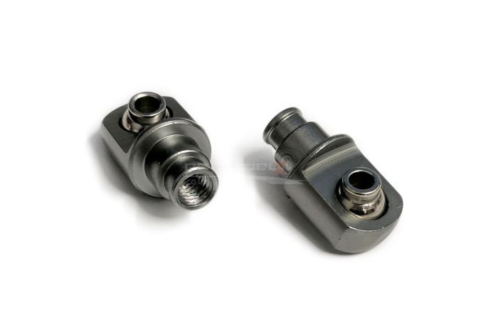 Rovan Alloy Shock Piston Bottoms - Grey - 6mm