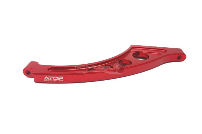Atop RC Front Chassis Brace for the DBXL - Red