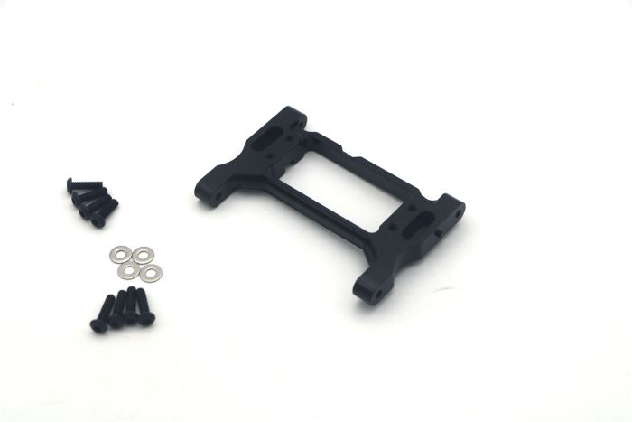 Atop RC Traxxas TRX-4 Alloy Steering Servo Mount - Black