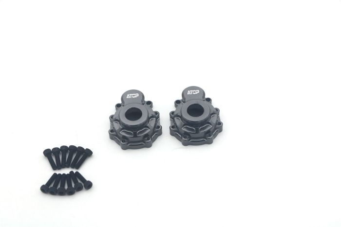Atop Rc Traxxas TRX-4 Alloy Outer Portal Drive Housing - Titanium