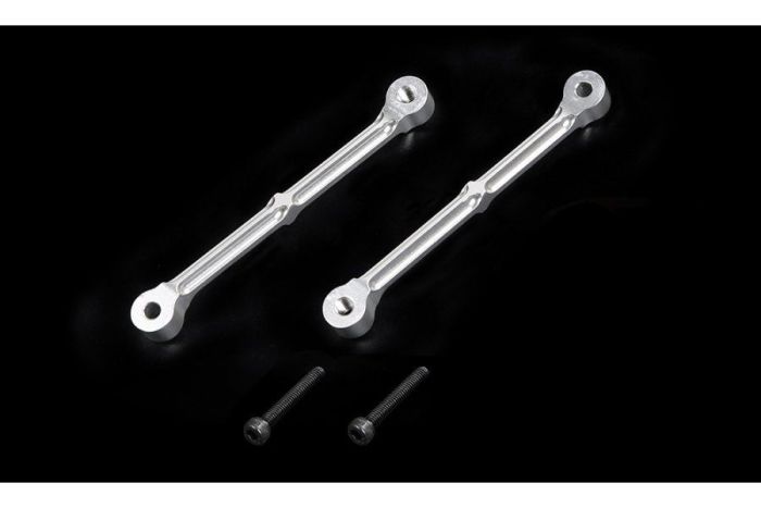 Rovan Alloy Rear Shock Tower Support Pair Silver