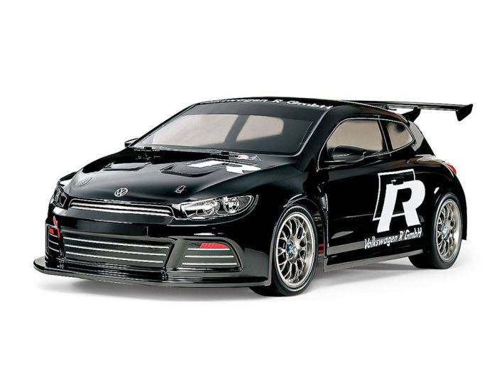 Tamiya 1/10 RC Volkswagen Scirocco GT (Black Painted Body)