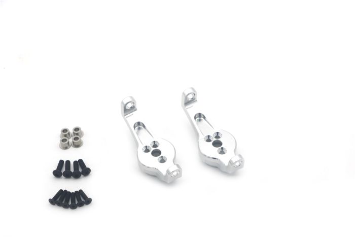 Atop Rc Traxxas TRX-4 Alloy Portal Drive Caster Blocks - Silver