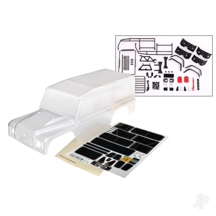Traxxas Land Rover Defender Body Clear w/ Decals 