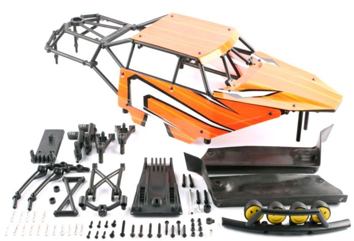 Storm Nylon Roll Cage with Orange Body Panels