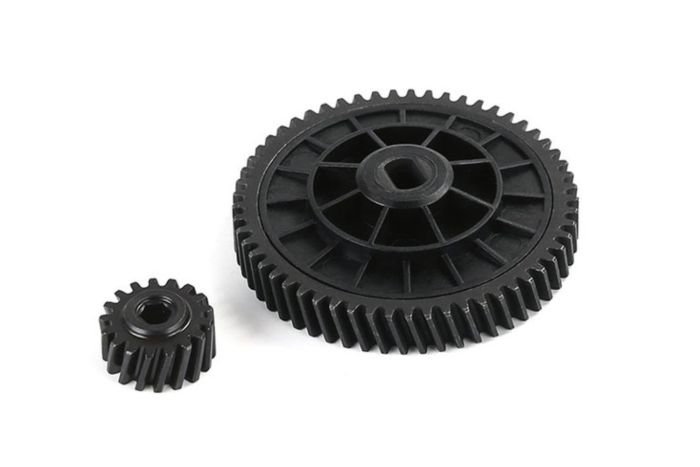 Rovan Hex Steel Helical Baja Spur Gear & Pinion (57/17)