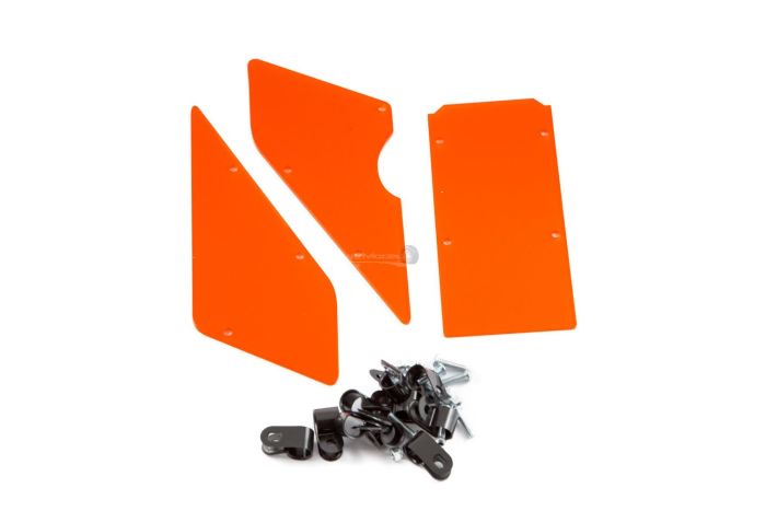 Acrylic 3mm Orange Frosted Window Set