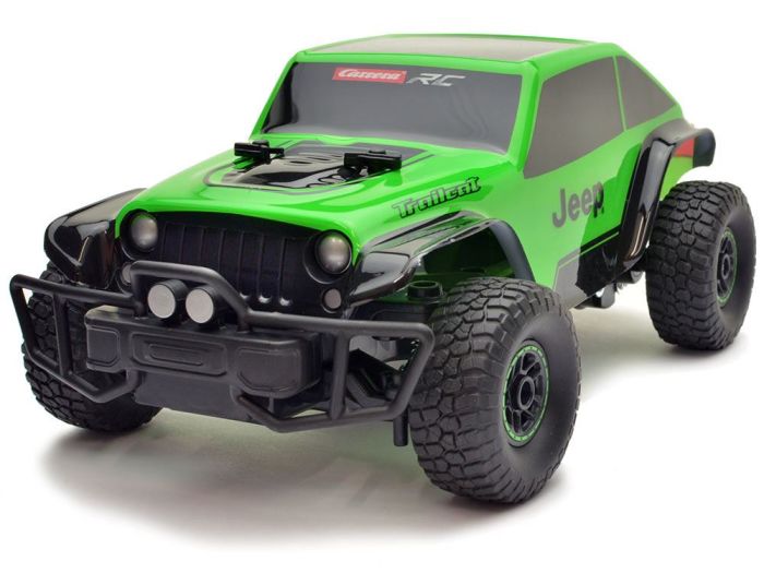 Carrera Jeep Trailcat Green 1/18th Scale