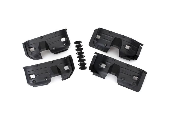 Traxxas TRX4 Fenders, inner, front & rear (2 each)/ rock light covers (8)