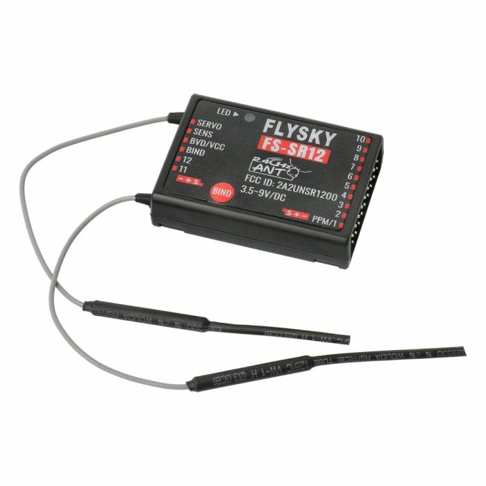 Flysky FS-SR12 12CH 2.4Ghz ANT Protocol PWM Output Receiver 